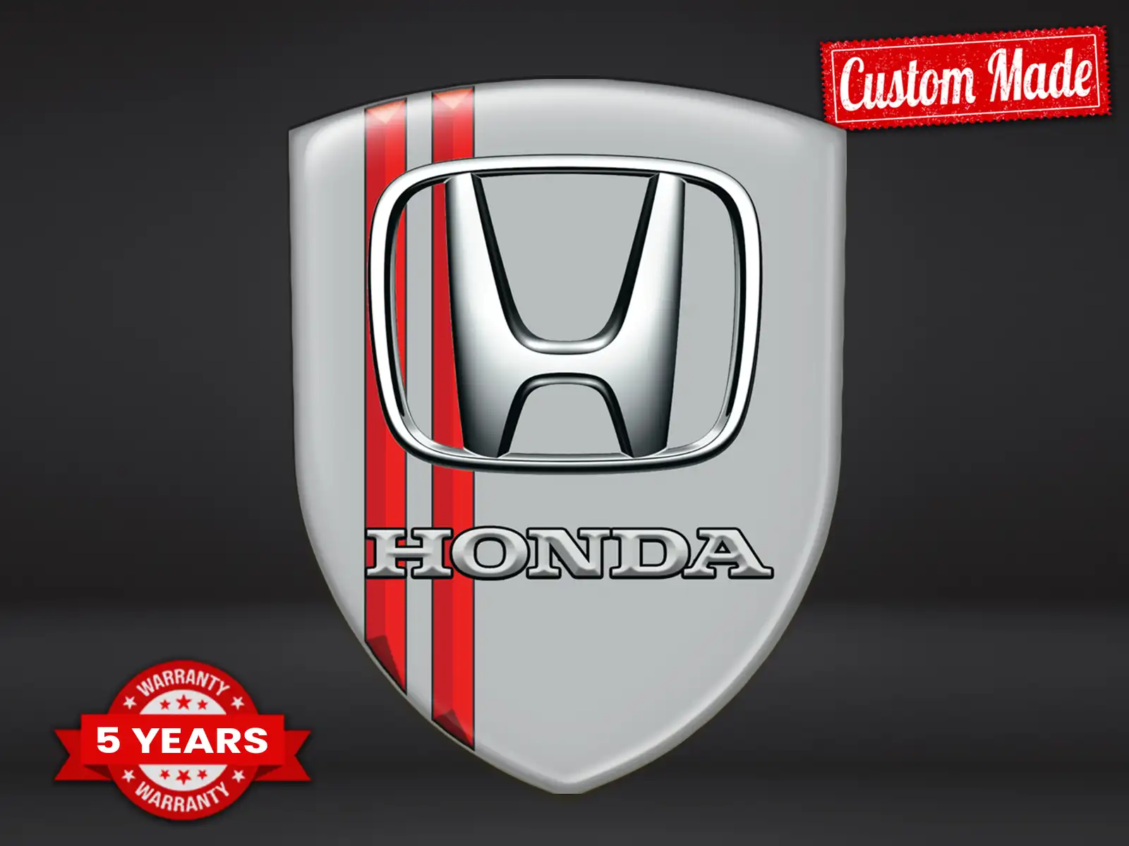 Honda Vinyle Auto Personnalisé Résistant Course Robuste